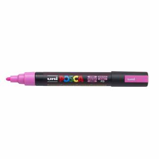 Paint marker Uni Posca PC-5M fluo pink 1,8-2,5mm