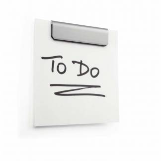 Klemme Durafix clip 60mm 5stk sølv selvklæbende magnetisk