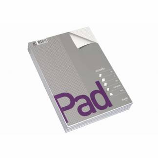 Blok A4 60 g toplim. kvadr. u/ huller hvid 