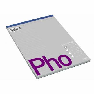 Blok A4 hvid 60 g lin perf. u/ huller 