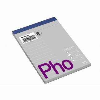 Blok A6 hvid 60 g lin perf. u/ huller 100 blade 