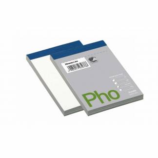 Telefonblok A7 ulinieret 60g 105x74mm 100bl/blk