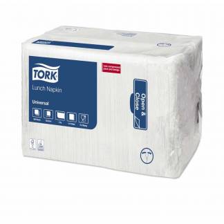 Servietter Tork 1-lags 33x33cm 8x500stk/kar 509300