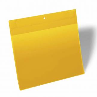 Lagerlomme m/supermagnet A4 tvær gul