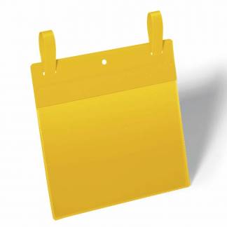 Lagerlomme m/strop A5 tvær gul