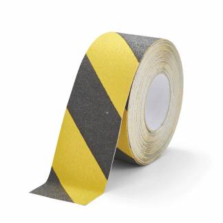 Skridsikker tape DURALINE GRIP color 75mmx15m gul/sort