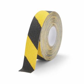 Skridsikker tape DURALINE Grip+ color 50mmx15m gul/sort 