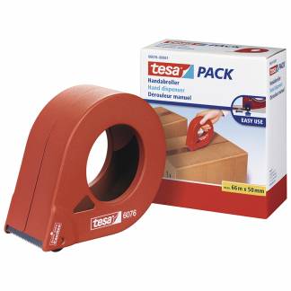 Tapedispenser tesa 6076 50mm lukket håndholdt