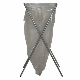 Affaldsstativ Flexus Simplex galvaniseret stål m/gummifød 