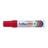 Artline 100 marker med 12 mm stregbredde i farven rød 