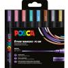 Uni Posca 5M paintmarkere 2,5mm 8 farver