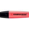 Stabilo Boss Original overstregningspen i farven koral lyserød 