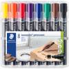 Staedtler Lumocolor 350 markers&aelig;t 8 farver 