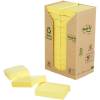 Post-it Recycled 653 notes 38x51mm gul 24 blokke 