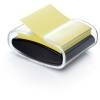 Dispenser Post-it PRO sort inkl. 1 blok Z-notes Canary yellow