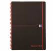 Oxford Black'n'Red spiralblok PP A4 kvadreret