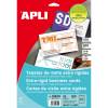 Apli visitkort 89x51mm 250g 100stk 