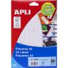 Apli 13 x 40 mm etiketter i hvid 