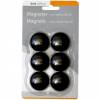 Magneter bnt sort Ø30mm blister 6stk/pak