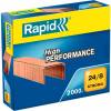 Hæfteklamme Rapid Strong 24/8 kobber 2000/stk/pak