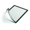 Durable Duraframe Magnetic magnetlomme A4 sort 5stk 