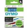 Labeltape DYMO D1 45806 S0720860 19mmx7m sort på blå