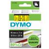 Labeltape DYMO D1 45808 S0720880 19mmx7m sort på gul