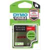 Labeltape DYMO D1 durable ekstra stærk 12mmx3m hvid på rød