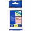 Brother TZE tape 12mm sort/orange 