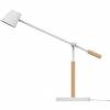Lampe Unilux Vicky hvid/tr&aelig; 