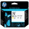 HP Printhoved Blækprinter Gul Mat sort C9384A