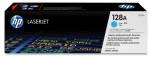 HP 128A CE321A Cyan Lasertoner, 1.300 sider