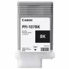 Canon PFI-107BK 6705B001AA Sort Blækpatron, 130 ml 