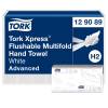Tork 129089 Xpress Flushable håndklædeark H2 hvid 4200ark 