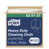 Tork 530137 Heavy-Duty W1/W2 1lags aftørringsklud hvid 