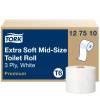 Toiletpapir Tork Mid-Size T6 Prem ES 3-lags 70m 127510 27rl