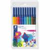 Staedtler Noris Club sampak med 10 tuscher i assorterede farver 