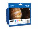 Brother LC 1240 Value-Pack Sort Gul Cyan Magenta 600 sider Blæk