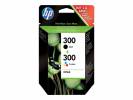 HP 300 black & color ink (sampack)