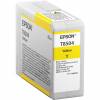 Epson T8504 C13T850400 Gul Bl&aelig;kpatron, 80 ml