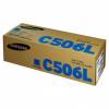 Samsung CLT-C506L/ELS Cyan Lasertoner, 3.500 sider 