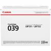 Canon CRG-039 0287C001 Sort Lasertoner, 11.000 sider 