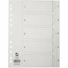 Register Q-Connect A4 1-5 Hvid Karton