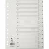 Register Q-Connect A4 1-12 Hvid Karton