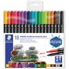 Staedtler Duo tusser 18 farver 