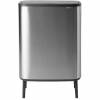 Brabantia BO High vippelågsspand 2x30L Matt Steel 