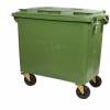 Skraldecontainer 660L 774x1264x1207mm grøn 