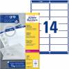 Avery L7163-100 etiketter 99,1x38,1mm hvid 1400stk