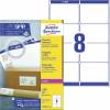 Avery Ultragrip etiketter 67,7x99,1mm hvid 800stk