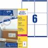 Avery Ultragrip etiketter 99,1x93,1mm hvid 600stk